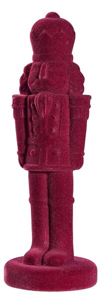 X-MAS diótörő 30 cm , bordó