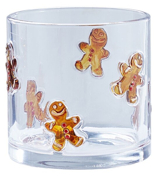 X-MAS szélfogó 10 cm , mézeskalács figura