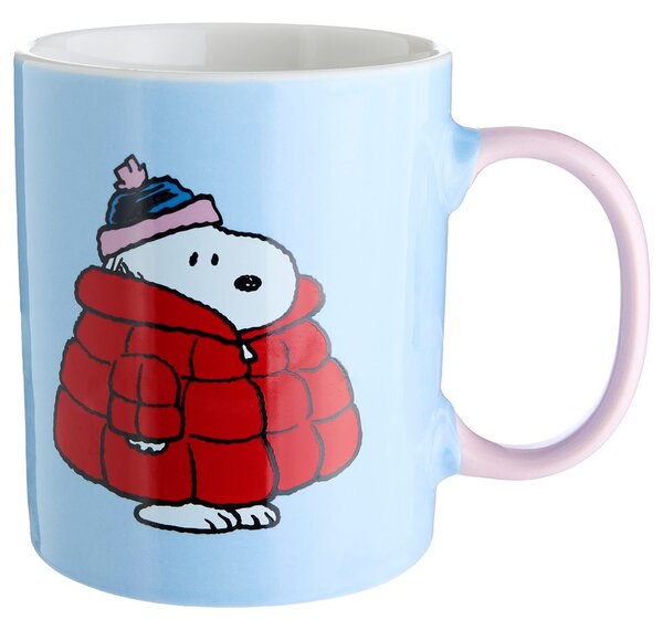 PEANUTS bögre 380 ml , Snoopy kabátban