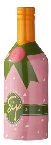 SIP kerámia váza 24 cm , pezsgősüveg