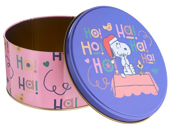 PEANUTS fém tárolódoboz Ø 13,5 cm ,Snoopy Hohoho