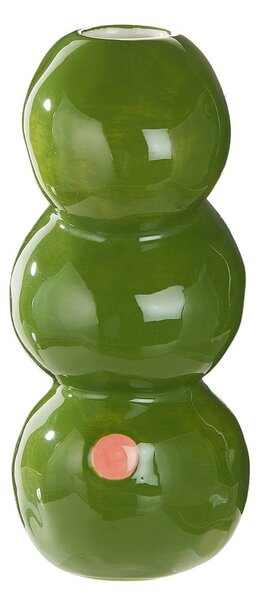 OLIVES kerámia váza 17 cm