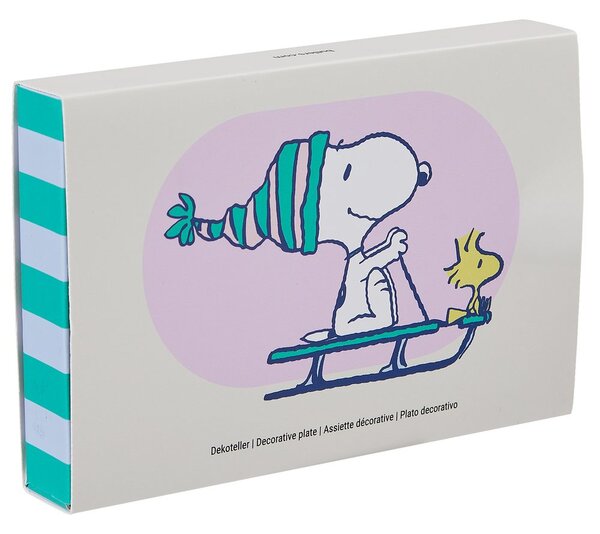 PEANUTS ovális tálka , Snoopy és Woodstock