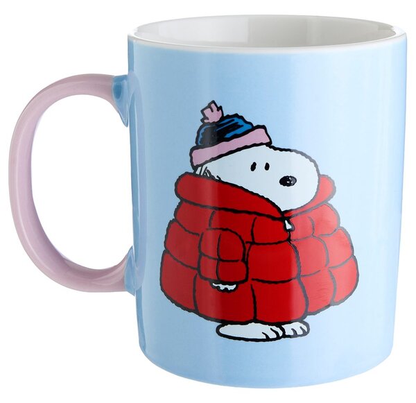 PEANUTS bögre 380 ml , Snoopy kabátban