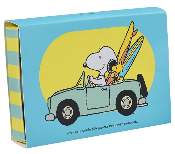PEANUTS ovális tálka , Snoopy szörf