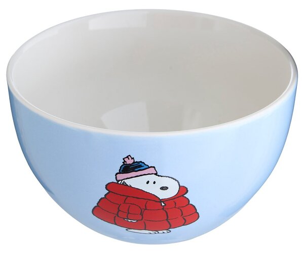 PEANUTS müzlistál 600 ml, Snoopy kabátban