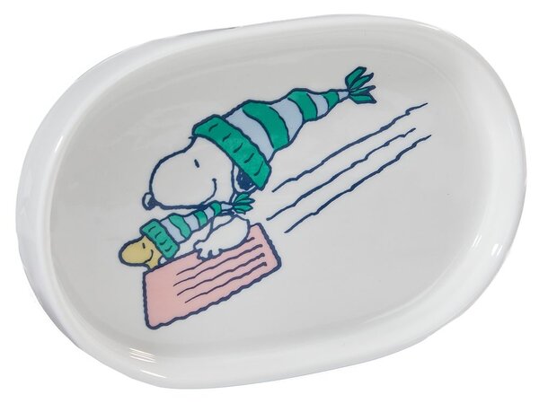 PEANUTS ovális tálka , Snoopy és Woodstock