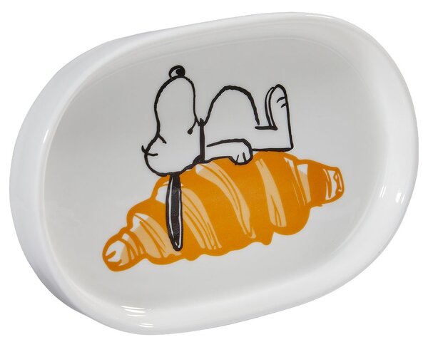 PEANUTS ovális tálka , Snoopy croissant
