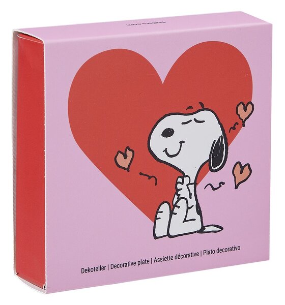 PEANUTS szív alakú tálka 10,3 cm , Amore