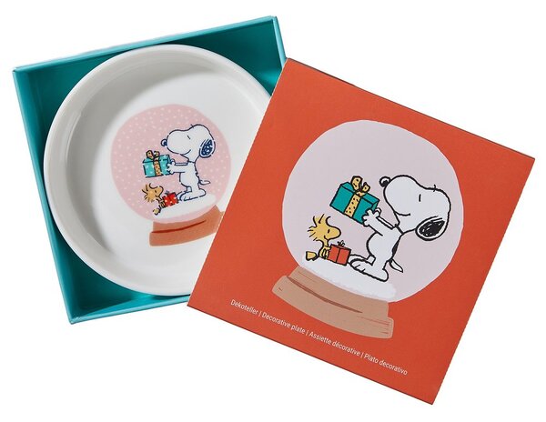 PEANUTS kerek tálka Ø 10,3 cm , Snoopy és Woodstock