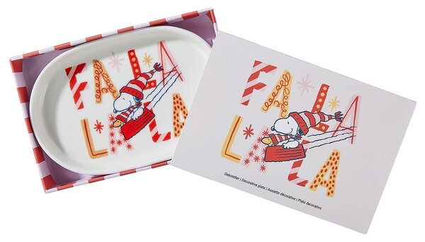 PEANUTS ovális tálka , Snoopy FaLaLa