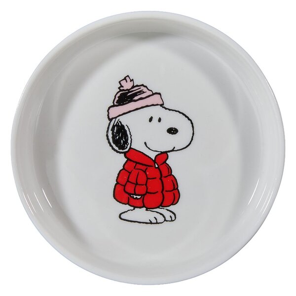 PEANUTS kerek tálka Ø 10,3 cm , Snoopy kabátban