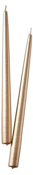 TWIN FLAME gyertya 31cm 2 db , arany
