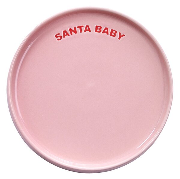 GOOD VIBES tányér Ø15cm ,SANTA BABY