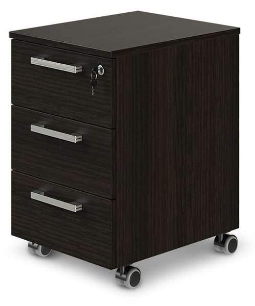 Mobil konténer TopOffice 40,8 x 50,4 cm, wenge