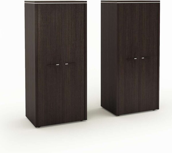 TopOffice 13 magas szekrény béléssel, wenge