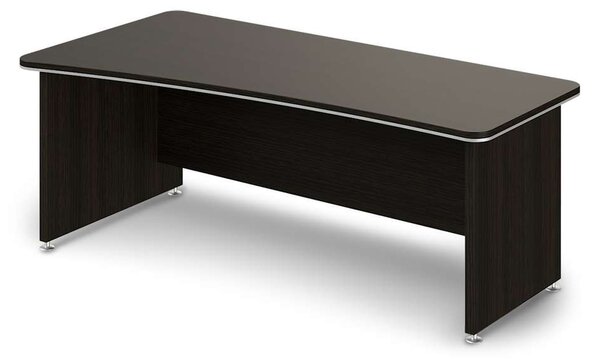 TopOffice ergonomikus asztal 200 x 100 cm, bal, wenge