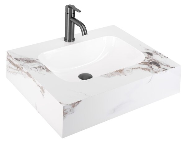 Fali mosdó REA Aresa Cold Jade 60