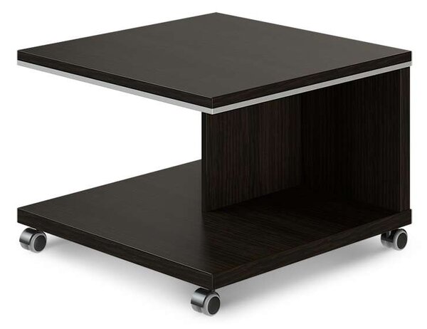 TopOffice mobil konferenciaasztal 70 x 70 cm, wenge
