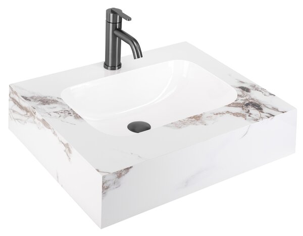 Fali mosdó REA Aresa Cold Jade 60
