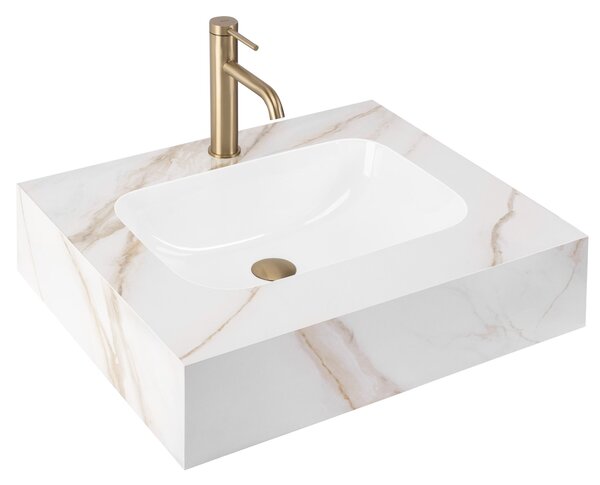 Fali mosdó REA Aresa Grey Gold 60