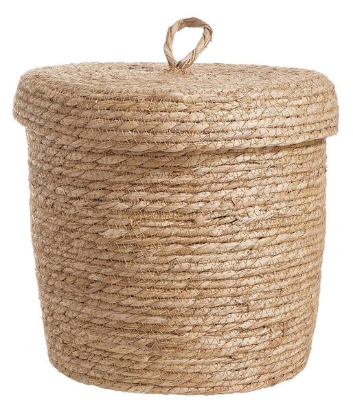 RUSH ROPE tengerifű kosár fedéllel Ø 30 cm