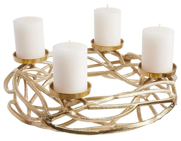 Adventi koszorú, arany Ø40cm
