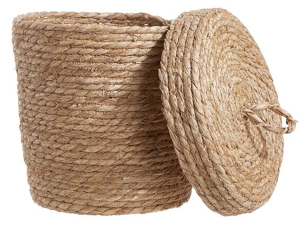 RUSH ROPE tengerifű kosár fedéllel Ø 25 cm