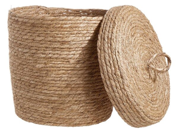 RUSH ROPE tengerifű kosár fedéllel Ø 30 cm
