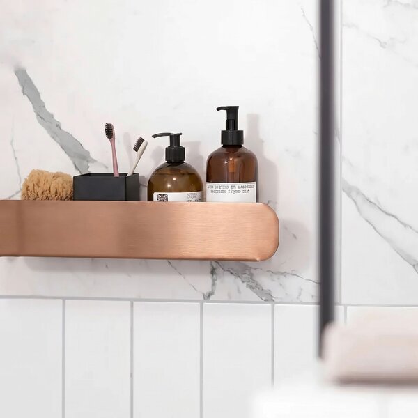 Fürdőszobai polc SF03 45cm copper brush