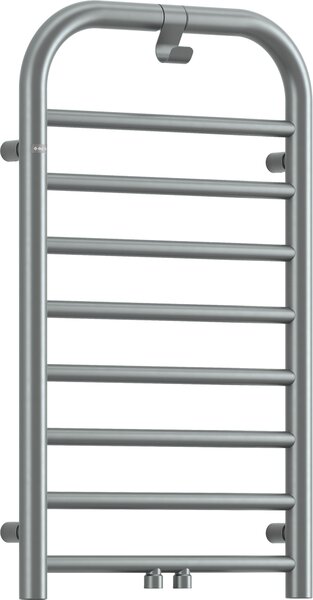 Deante Silia, fürdőszoba radiátor 500x850 mm, 335W, csiszolt acél, DEA-AGI_FG31