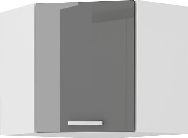 Sarok felső konyhaszekrény Saria 60 x 60 NAR G 60 (fényes szürke)