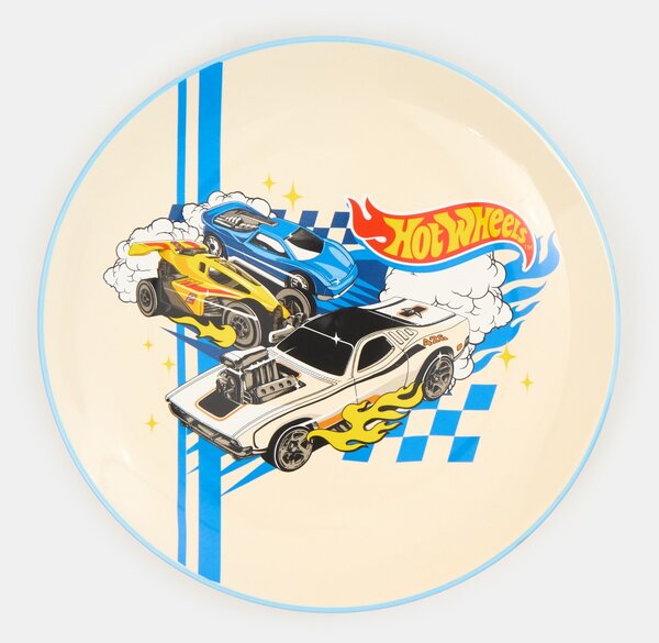 Sinsay - Kerámia tányér Hot Wheels - többszínű