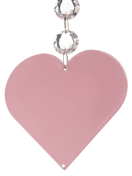 Eko-Light Corazon mennyezeti világítás rózsaszín szívekkel, dimmelhető, Lila / pink / rózsaszín, Gyermekszoba, fém, Fiatalos életstílus