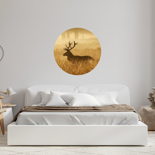 PIPPER. Kör alakú falmatrica "Szarvas 3" Méret: 100cm