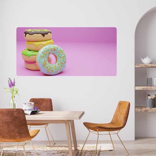 PIPPER. Öntapadós textiltapéta "Donuts 4"