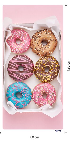 PIPPER. Öntapadós textiltapéta "Donuts 2"