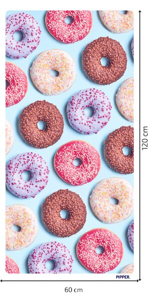 PIPPER. Öntapadós textiltapéta "Donuts"