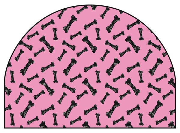 PIPPER. Védő textil falmatrica – Ív – Csontocskák Méret: 83x60cm, Indíték: név nélkül
