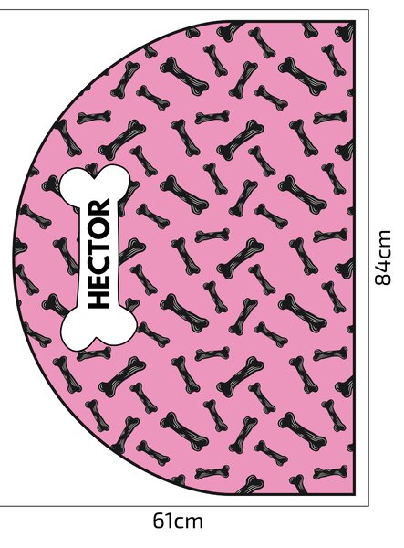 PIPPER. Védő textil falmatrica – Ív – Csontocskák Méret: 83x60cm, Indíték: név nélkül