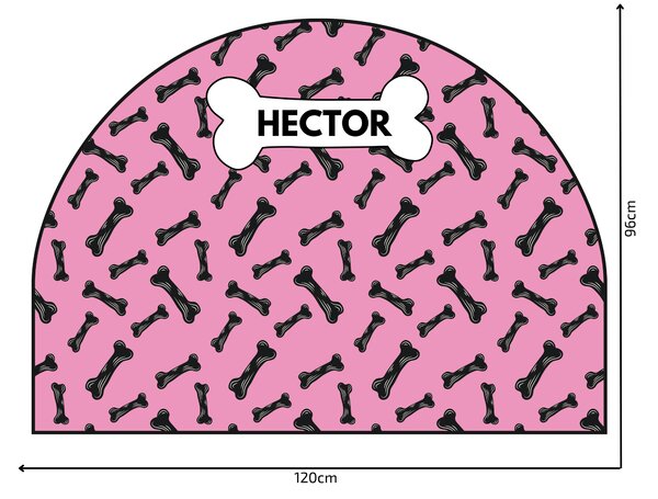 PIPPER. Védő textil falmatrica – Ív – Csontocskák Méret: 83x60cm, Indíték: név nélkül