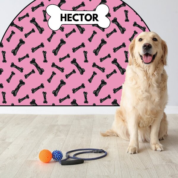 PIPPER. Védő textil falmatrica – Ív – Csontocskák Méret: 83x60cm, Indíték: név nélkül