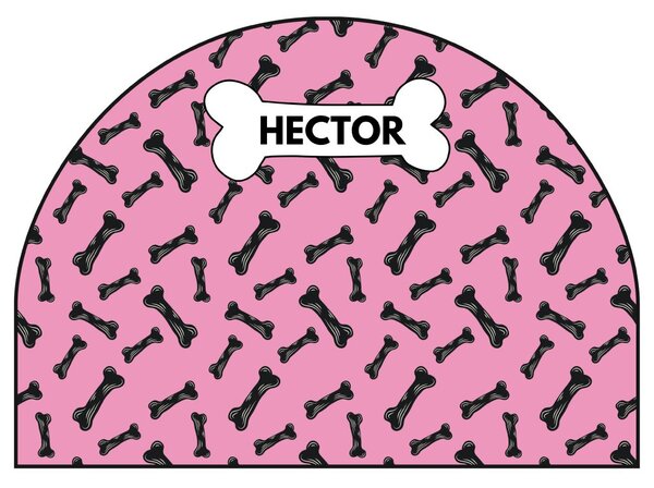 PIPPER. Védő textil falmatrica – Ív – Csontocskák Méret: 83x60cm, Indíték: név nélkül