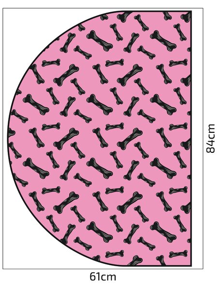 PIPPER. Védő textil falmatrica – Ív – Csontocskák Méret: 83x60cm, Indíték: név nélkül