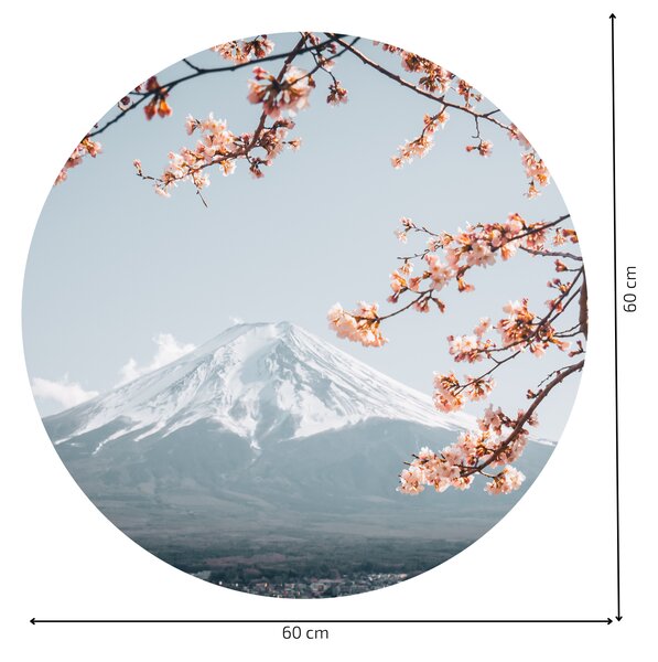 PIPPER. Textil kör alakú falmatrica "Japán" Méret: 120cm