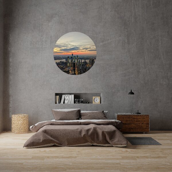 PIPPER. Textil kör alakú falmatrica "New York" Méret: 60cm