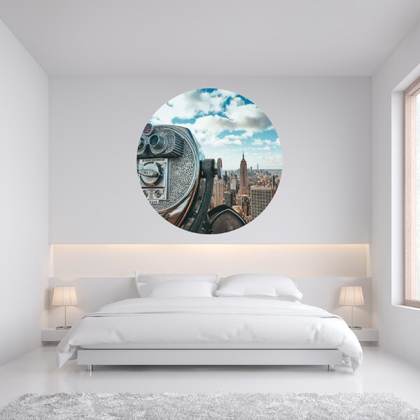 PIPPER. Textil kör alakú falmatrica "New York 2" Méret: 100cm
