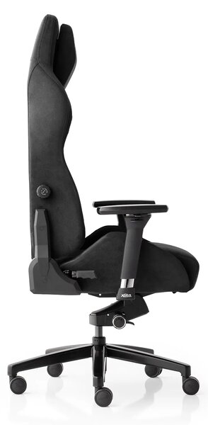 ALTAY Business gamer szék, sínes nyakpárna, integrált deréktámasz, 4D kartámasz, fekete prémium szövet
