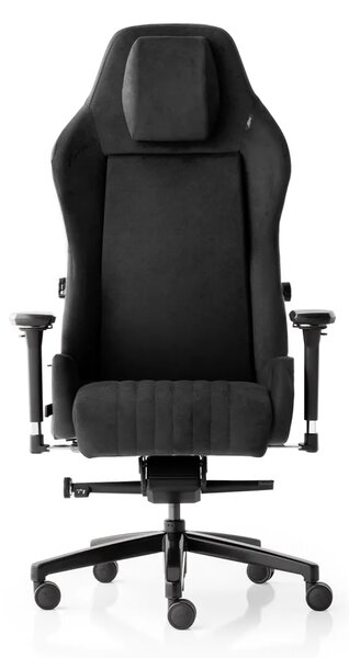 ALTAY Business gamer szék, sínes nyakpárna, integrált deréktámasz, 4D kartámasz, fekete prémium szövet