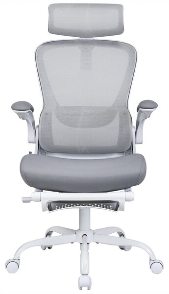 ANT-Bilberry White modern ergonomikus forgószék lábtámasszal